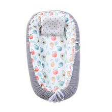 Load image into Gallery viewer, Bitsy-Boo Newborn Bed Nest Baby Lounger Fruits