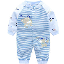 Load image into Gallery viewer, Bitsy-Boo Cotton Baby Long Sleeve Romper Cuddly