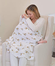 Load image into Gallery viewer, Bamboo Cotton Muslin Swaddle Blanket | Giraffe