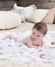 Load image into Gallery viewer, Bamboo Cotton Muslin Swaddle Blanket | Giraffe