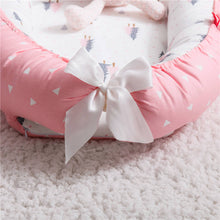 Load image into Gallery viewer, Bitsy-Boo Newborn Bed Nest Baby Lounger Pink Forest - Bitsy-Boo Shop