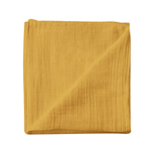 Load image into Gallery viewer, Bamboo Cotton Muslin Swaddle Blanket | Mustard