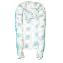 Load image into Gallery viewer, Bitsy-Boo Newborn Bed Nest Baby Lounger Baby Blue