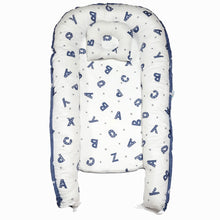 Load image into Gallery viewer, Bitsy Boo Newborn Bed Nest Baby Lounger Alphabet