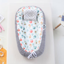 Load image into Gallery viewer, Bitsy-Boo Newborn Bed Nest Baby Lounger Fruits