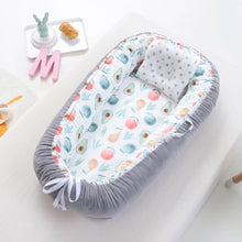 Load image into Gallery viewer, Bitsy-Boo Newborn Bed Nest Baby Lounger Fruits