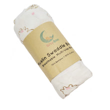 Load image into Gallery viewer, Bamboo Cotton Muslin Swaddle Blanket | Zoo