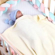 Load image into Gallery viewer, Knitted Baby Wrap Blanket Ivory - Bitsy-Boo Shop