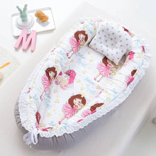 Load image into Gallery viewer, Bitsy Boo Newborn Bed Nest Baby Lounger Ariel