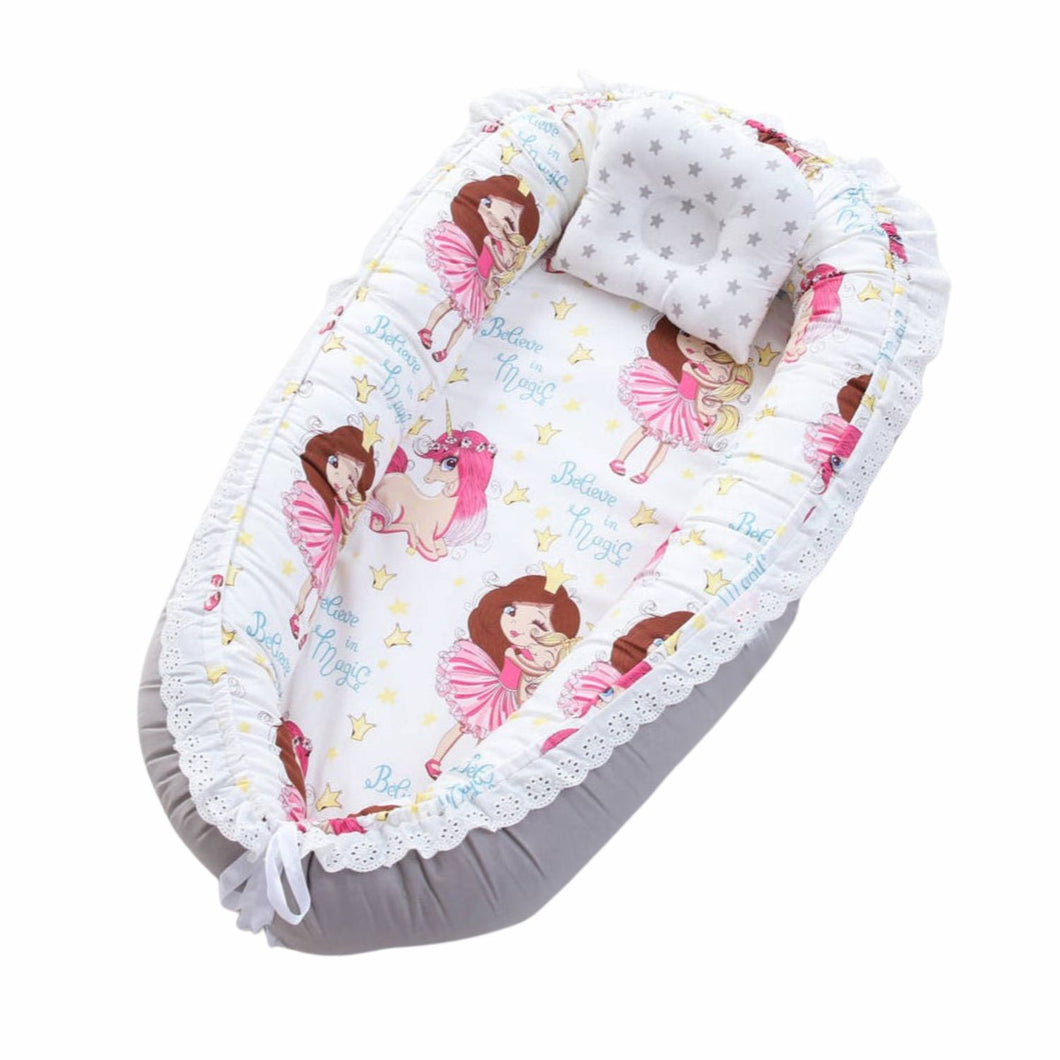 Bitsy Boo Newborn Bed Nest Baby Lounger Ariel