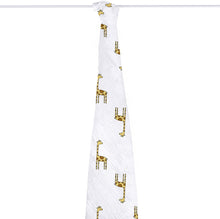 Load image into Gallery viewer, Bitsy-Boo Bamboo Cotton Muslin Swaddle Blanket | Giraffe
