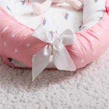 Load image into Gallery viewer, Bitsy-Boo Newborn Bed Nest Baby Lounger Pink Forest - Bitsy-Boo Shop
