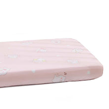Load image into Gallery viewer, Cotton Pink Breathable and Hypoallergenic Baby Crib Fitted Sheet
