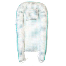 Load image into Gallery viewer, Bitsy-Boo Newborn Bed Nest Baby Lounger Baby Blue
