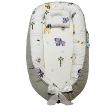 Load image into Gallery viewer, Bitsy Boo Newborn Bed Nest Baby Lounger Kingdom
