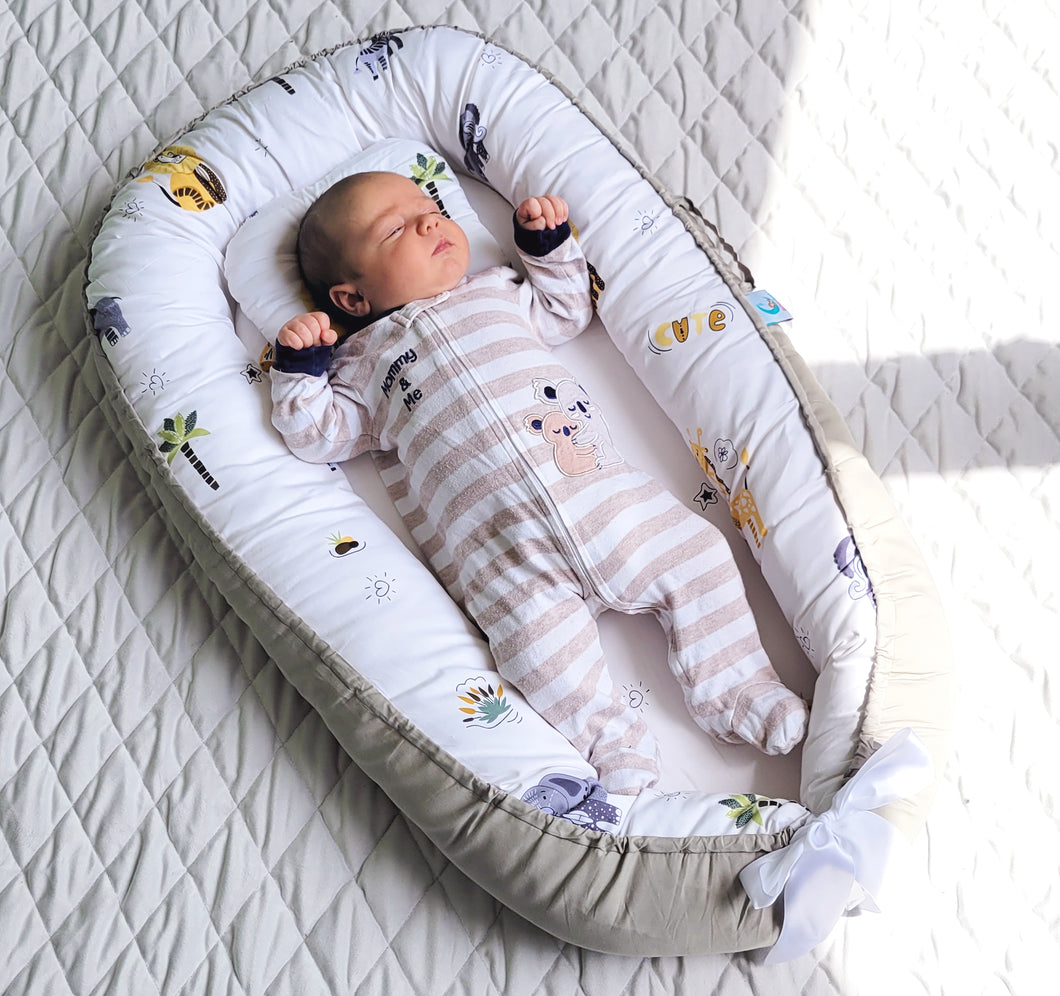 Bitsy Boo Newborn Bed Nest Baby Lounger Kingdom