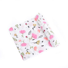 Load image into Gallery viewer, Bitsy-Boo Bamboo Cotton Muslin Swaddle Blanket | Garden
