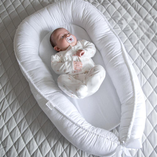 Bitsy Boo Newborn Bed Nest Baby Lounger Snowy - Bitsy-Boo Shop